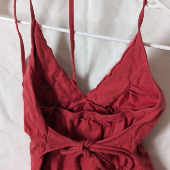 Coral Charlotte Russe halter top size S - Picture 6 of 6